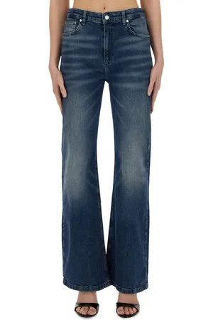 Moschino Wide-Leg High Waist Denim Jeans - Größe 25