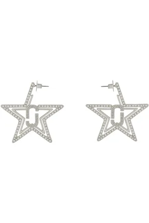 Marc Jacobs Ohrringe - "Star Hoop" Earrings - Gr. unisize - in Silber - für Damen