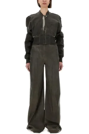 Rick Owens "Flight Jkt" Cropped Bomber Jacket - Größe L