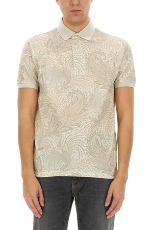 Etro Polo Shirt With Paisley Print - Größe L