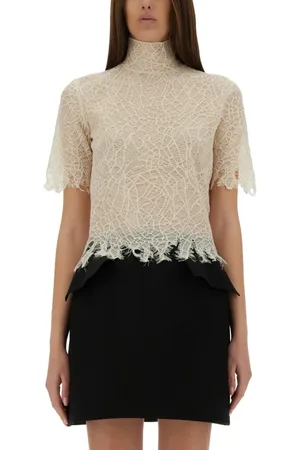 Alexander McQueen Spider Web Lace Top - Größe M