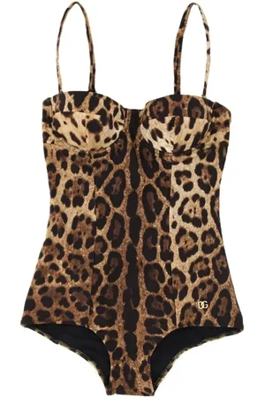 Dolce & Gabbana Animalier One-Piece Swimsuit - Größe 4