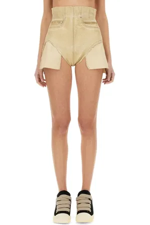 Rick Owens "Dirt Cutoffs Parchment" Shorts - Größe XS