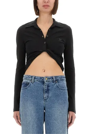 Courrèges "Twist" Cropped Polo Shirt - Größe L