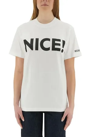Moschino "Nice!" Crew Neck T-Shirt - Größe L