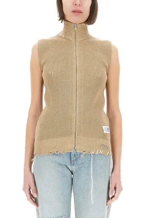 Maison Margiela High Collar Knitted Vest - Größe L