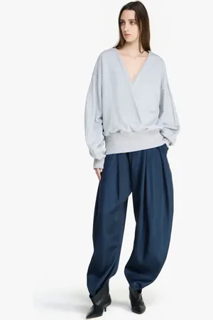 J.W.Anderson JW ANDERSON Graues, Wrap-Sweatshirt - Größe M