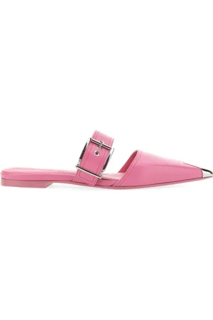 Alexander McQueen Slipper & Pantoletten - Mule Punk - Gr. 36 (EU) - in Rosa - für Damen