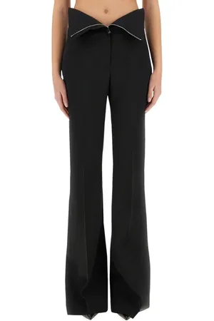 Alexander McQueen Tailored Pants With Waist Lapels - Größe 40