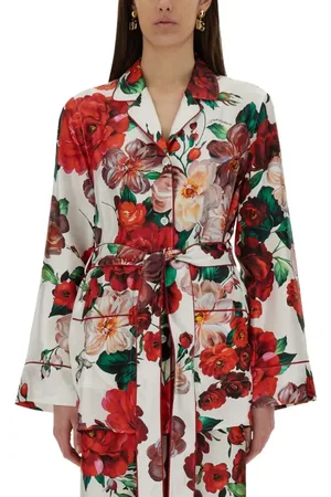 Dolce & Gabbana Rose Print Pajama Shirt - Größe 42