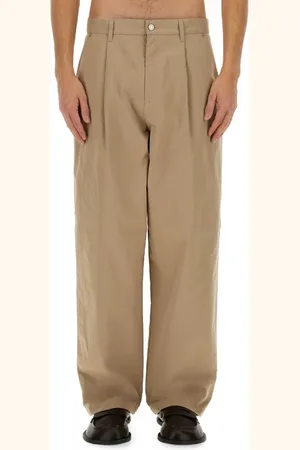Moschino Wide-Fit Relaxed Cotton Blend Pants - Größe 46