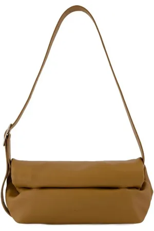 Jil Sander Hobo Bags - Khaki Leather Rollup Small Square Belt Shoulder Ba - Gr. unisize - in - für Damen