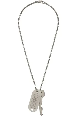 Maison Margiela Halskette - "Key" Necklace - Gr. unisize - in Silber - für Damen