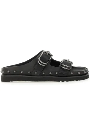 Ash Sandalen - Black Calf Leather "Urus" Sandals - Gr. 36 (EU) - in - für Damen