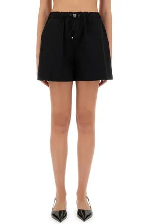 Moschino Wide-Fit Black Cotton Shorts - Größe 38