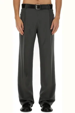 Moschino Tailored Grey Wool Pants - Größe 48