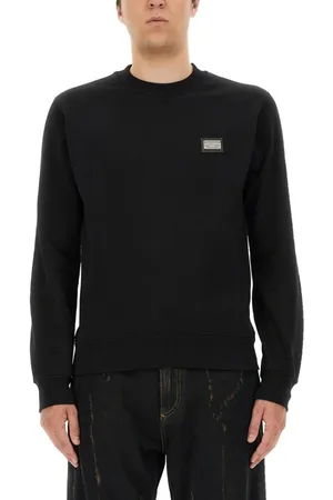 Dolce & Gabbana Sweatshirt With Logo Plaque - Größe 48