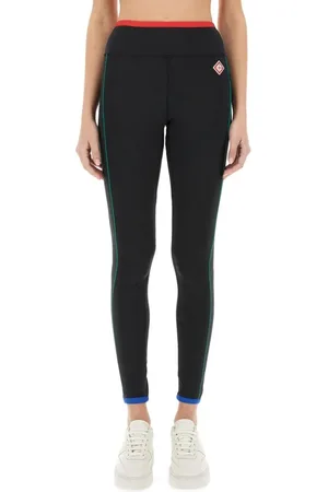 Casablanca High-Waisted Sports Leggings With Side Stripe Acce - Größe XS