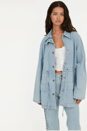 ROTATE Hellblaue Denimjacke - Größe 34