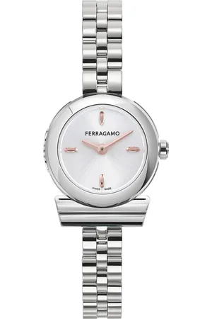 Salvatore Ferragamo Uhr - Analoge Quarzuhr Kk-Gancino 22 Restyling - Gr. unisize - in Silber - für Damen