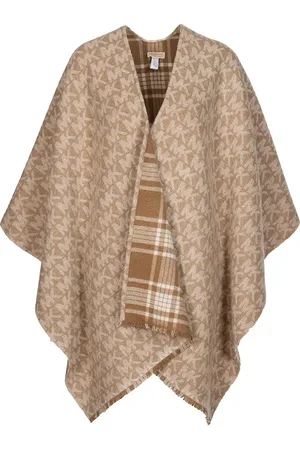 Michael Kors Tücher & Schals - Mk Plaid Reversible Ruana - Gr. unisize - in - für Damen