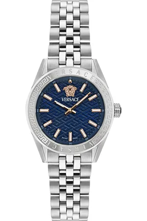 VERSACE Uhr - Analoge Quarzuhr Timeless.v-Code (Wc-8I) - Gr. unisize - in Silber - für Damen