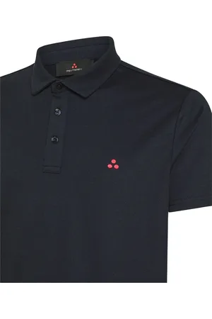Peuterey Heren Mezzola 2 Polo Zwart - Größe L