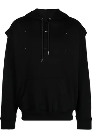 HELIOT EMIL Outline logo hoodie black - Größe L