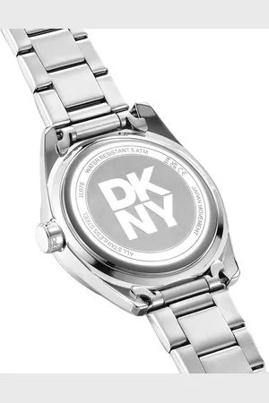DKNY Uhr - Quarzuhr Chambers Multi Glitz - Gr. unisize - in Silber - für Damen