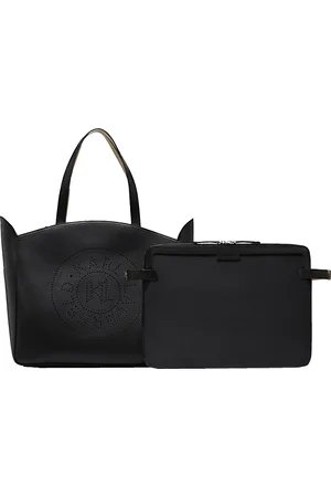 Karl Lagerfeld Shopper - K/CIRCLE TOTE-BAG MIT BEUTEL UND LOCHMUSTER - Gr. unisize - in - für Damen