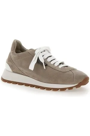 Brunello Cucinelli Low-Top Sneaker - Leather Sneaker - Gr. 37 (EU) - in - für Damen