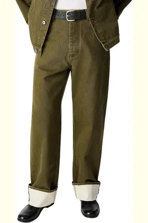 Bottega Veneta Stone Washed Denim Trousers - Größe 48