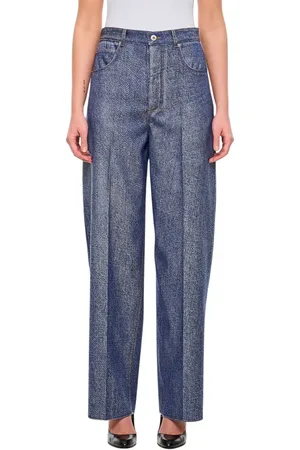 Bottega Veneta High Waist Tailored Textured Trousers - Größe 44