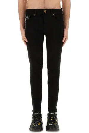 VERSACE Black Form-Fitting Skinny Jeans - Größe 30