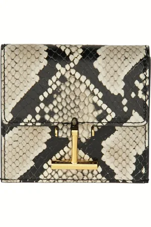 Tom Ford Portemonnaie - Calfskin Leather Card Holder With Design - Gr. unisize - in - für Damen