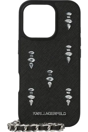 Karl Lagerfeld Laptoptaschen - SCHUTZHÜLLE FÜR IPHONE 16 PRO MIT KRISTALLEN - Gr. unisize - in - für Damen