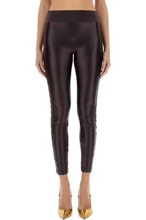 VERSACE Leggings With Logoed Band - Größe L