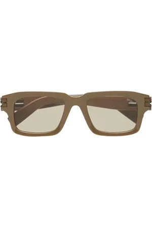 Ermenegildo Zegna Sonnenbrillen - Square Sunglasses - Gr. unisize - in Braun - für Damen