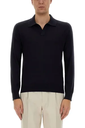 Ermenegildo Zegna Cashmere And Silk Polo Shirt - Größe 48