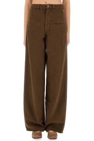 UMA WANG High-Waisted Wide-Leg Pants - Größe M