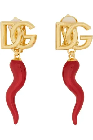 Dolce & Gabbana Ohrringe - Creole Earring With Croissant - Gr. unisize - in - für Damen