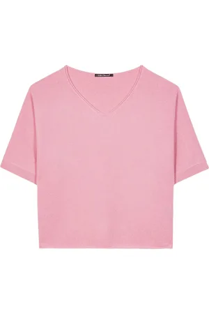 Luisa Cerano V-Pullover aus Kaschmir-Mix - Größe 36