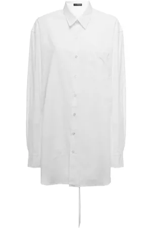 ANN DEMEULEMEESTER Anne Demeulemeester White Cotton Poplin Shirt - Größe 40
