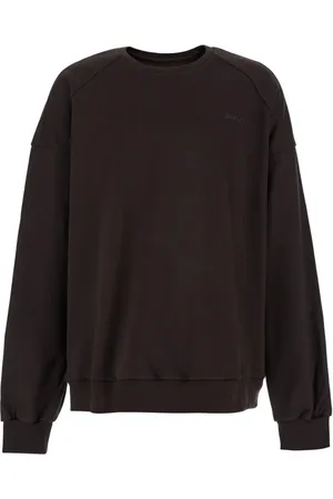 JUUN.J Brown Oversized Sweatshirt With Graphic Print In C - Größe M