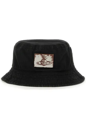 Vivienne Westwood Caps & Mützen - Bucket Hat With Logo - Gr. L - in - für Damen