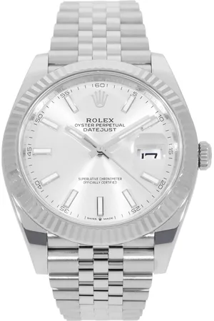 Rolex Uhren - Datejust - Gr. unisize - in Grau - für Damen