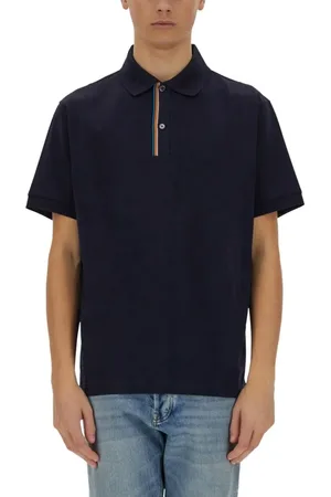Paul Smith Black Cotton Pique Polo - Größe L