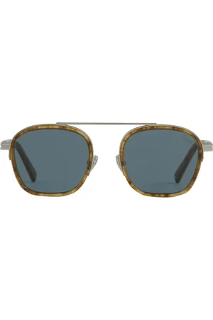 Ermenegildo Zegna Sonnenbrillen - Oval Sunglasses - Gr. unisize - in Braun - für Damen