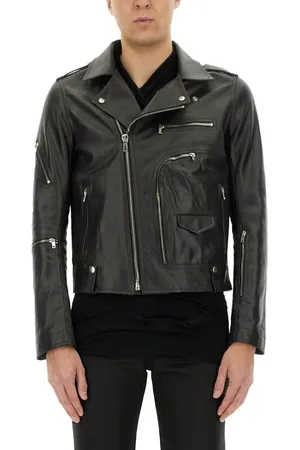 Rick Owens Leather "Brad" Jacket - Größe 48