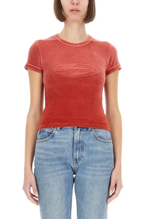 Alexander Wang Slim-Fit T-Shirt With Embossed Logo - Größe L